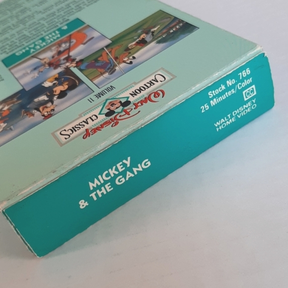 Walt Disney Cartoon Classics #1 Here's Mickey & #11 Mickey & The Gang VHS Bundle - Picture 6 of 13